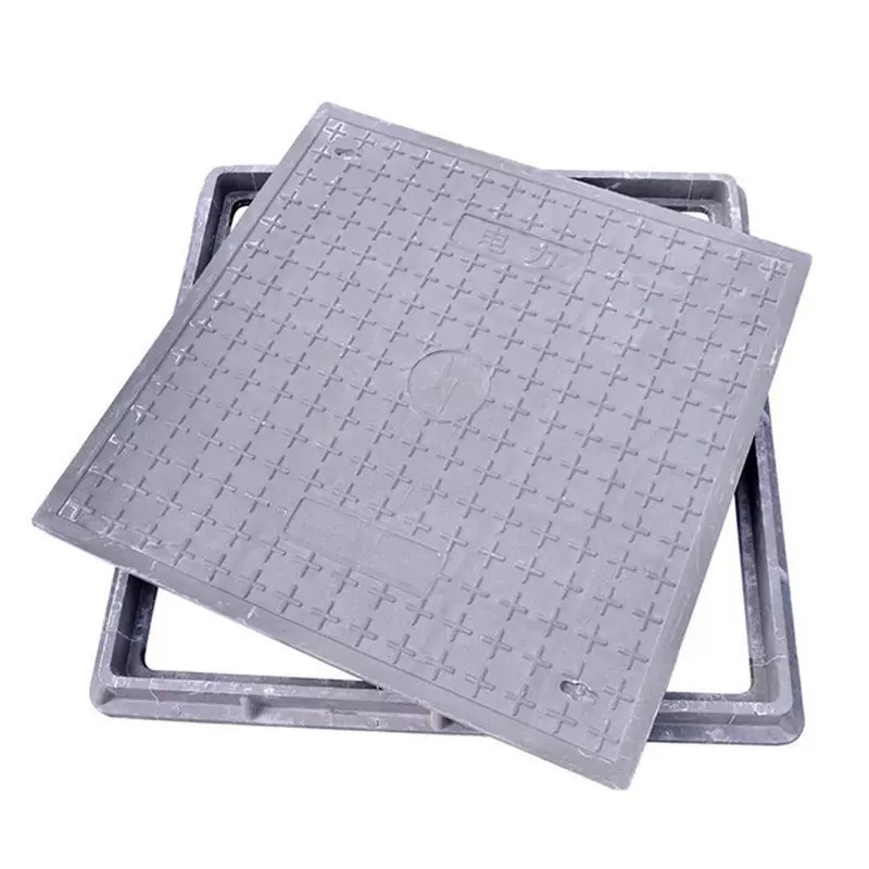 Triple weathering protection system SMC Square Manhole Cover 300x300mm